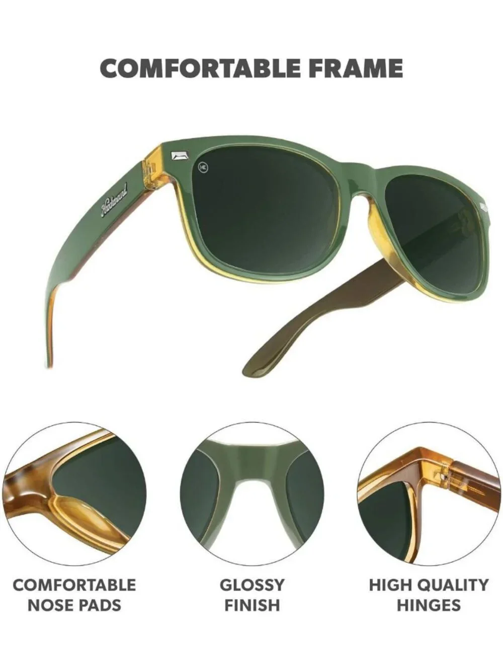 Stylish Large Polarized Sunglasses for Men & Women - UV400 Protection, Fashion